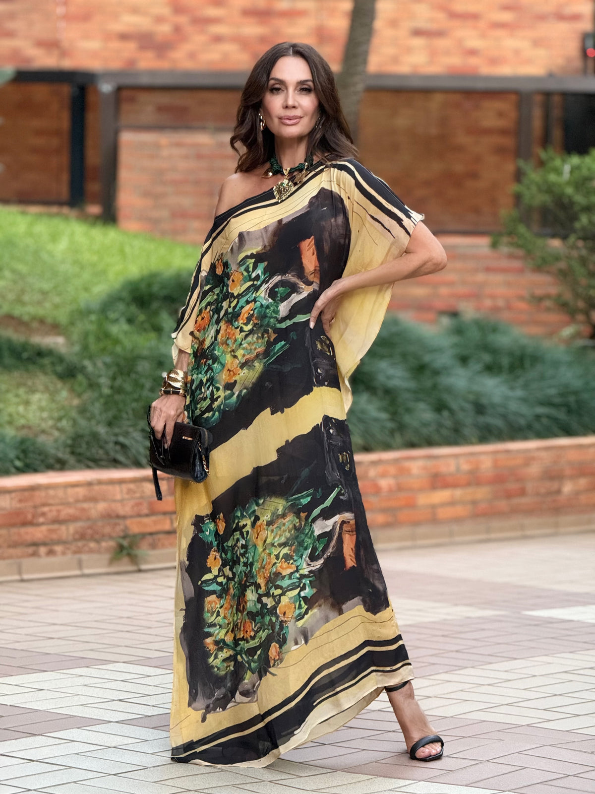 Vestido Kaftan Atelier — Vista Frontal | EZILDINHA