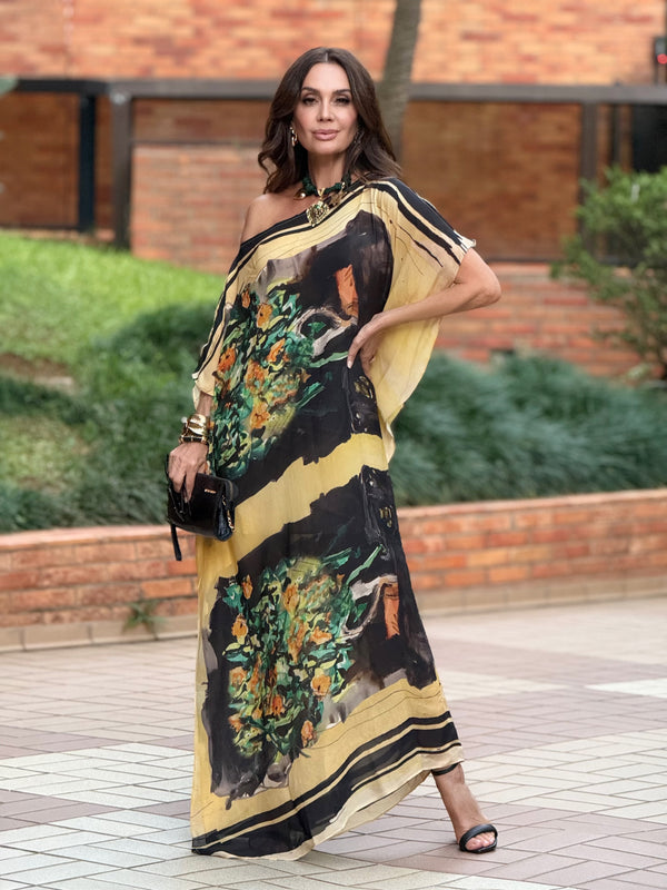 Vestido Kaftan Atelier — Vista Frontal | EZILDINHA