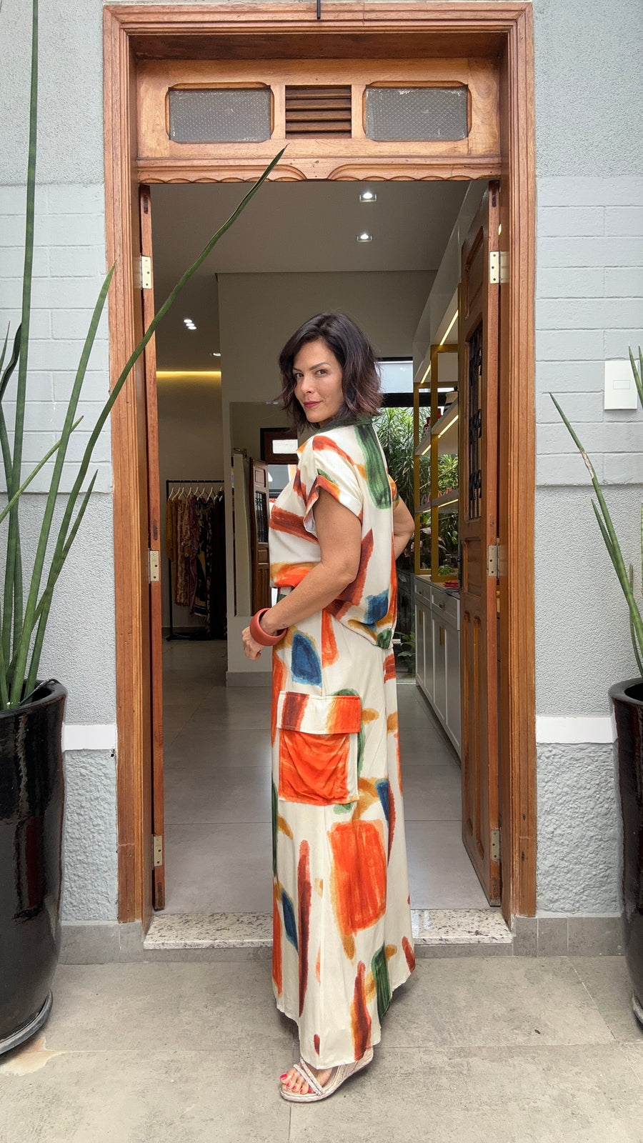 Conjunto de Saia Miró EZILDINHA