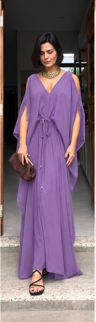Vestido Kaftan Sardenha EZILDINHA