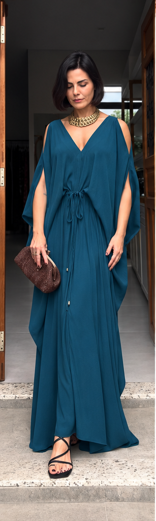 Vestido Kaftan Sardenha EZILDINHA