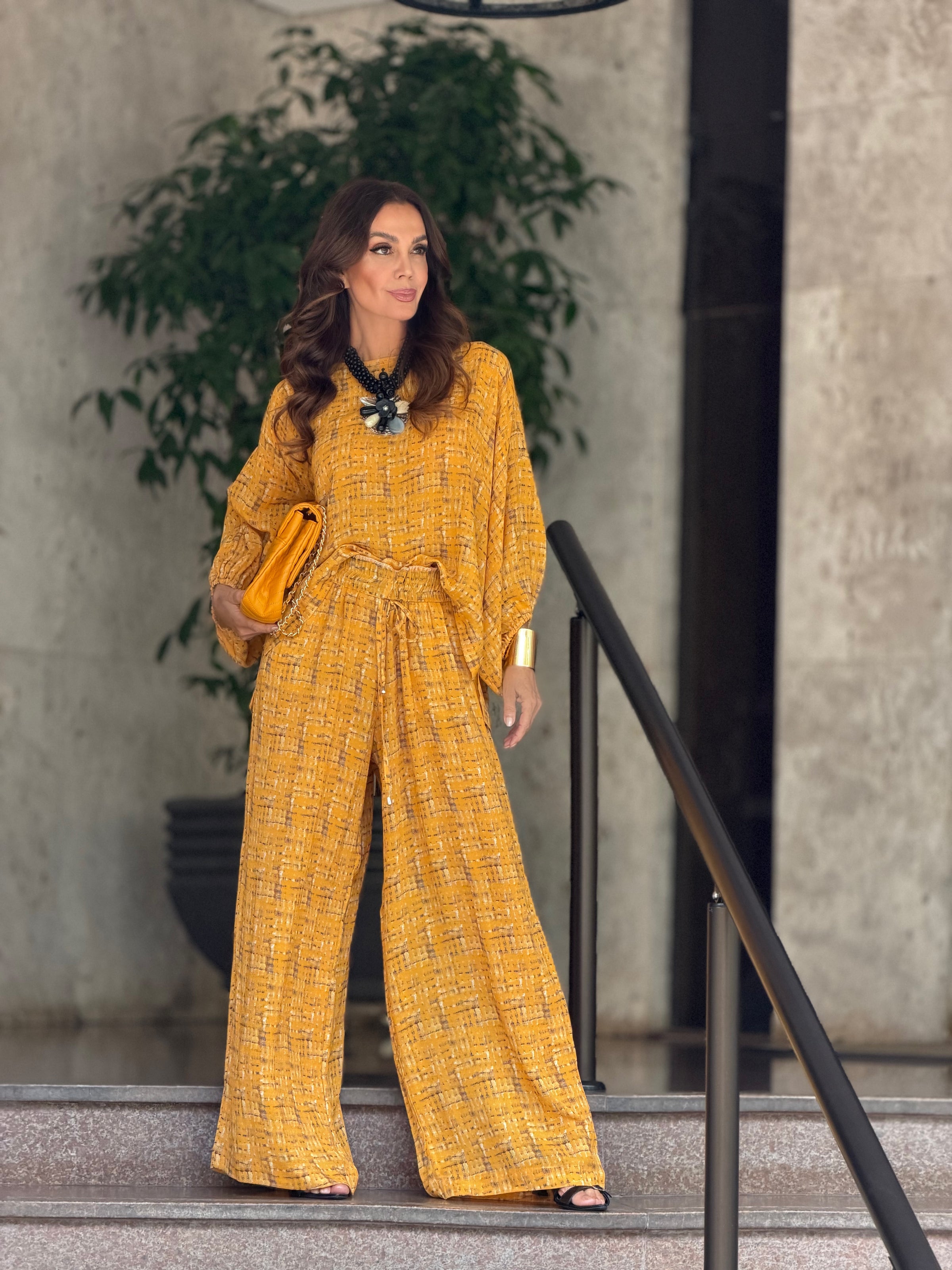 Conjunto Toscana em Crepe — Vista Frontal | EZILDINHA