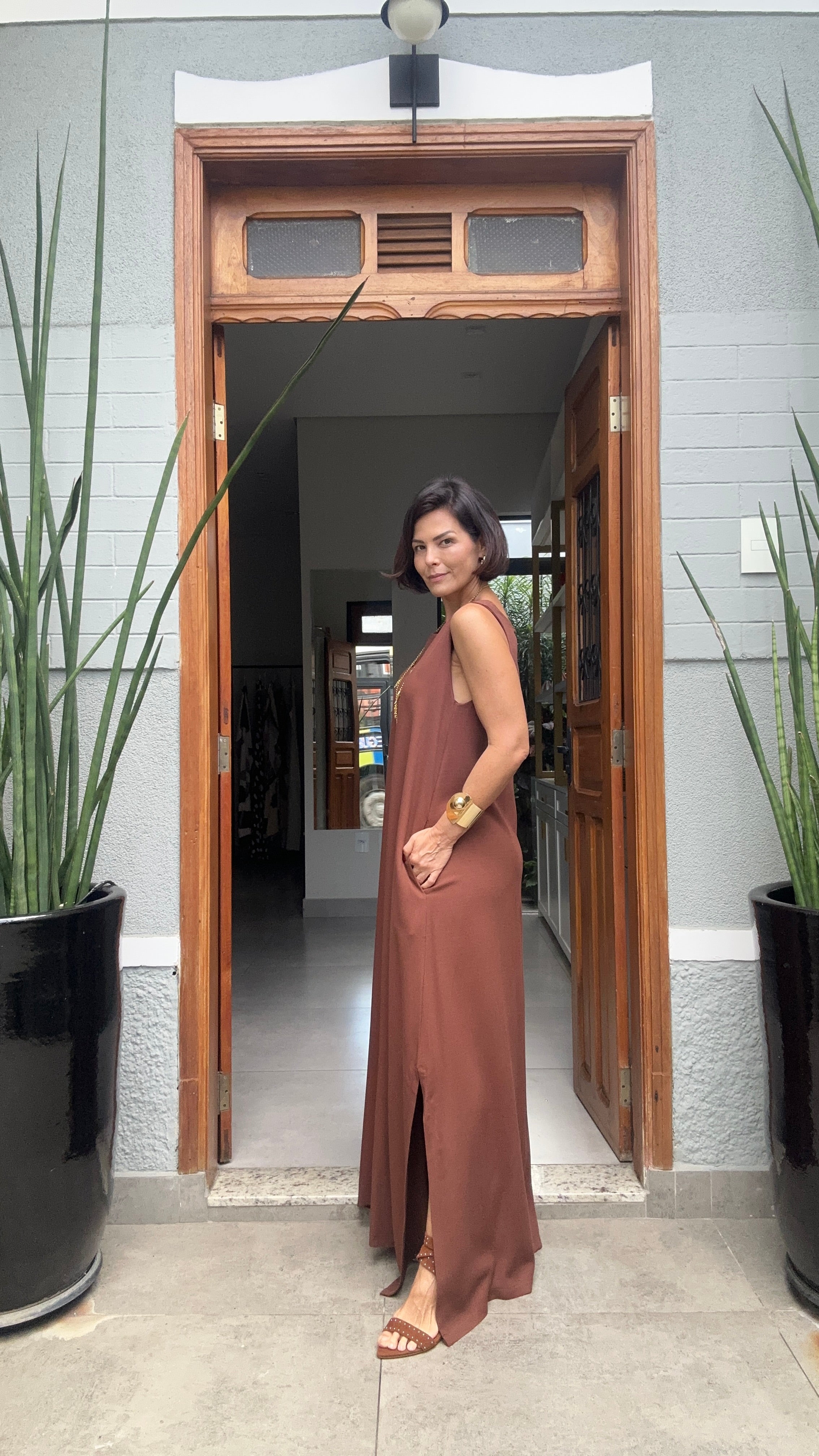 Vestido Bahia Cacao EZILDINHA