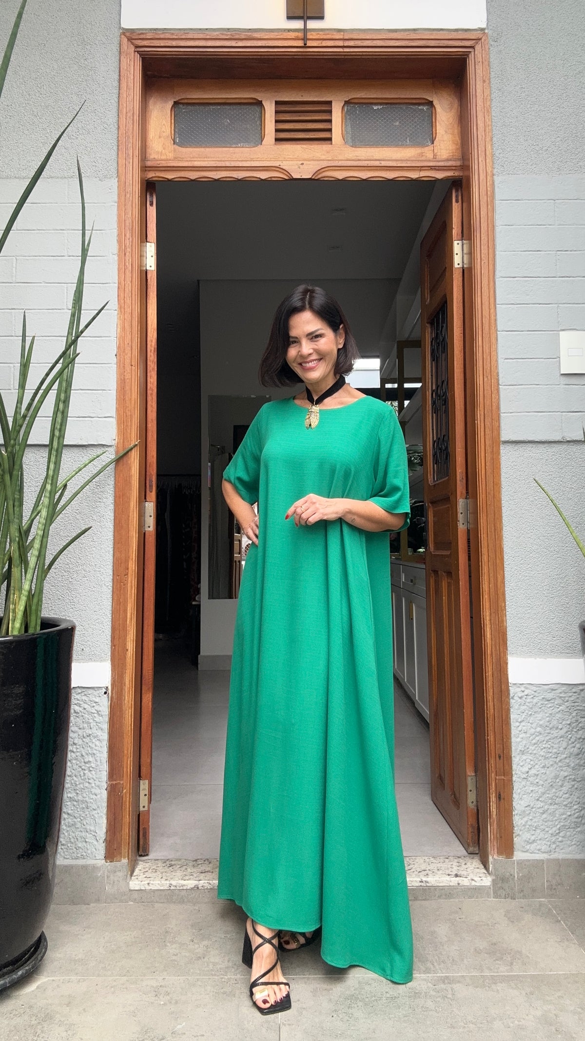 Vestido Granada Esmeralda EZILDINHA