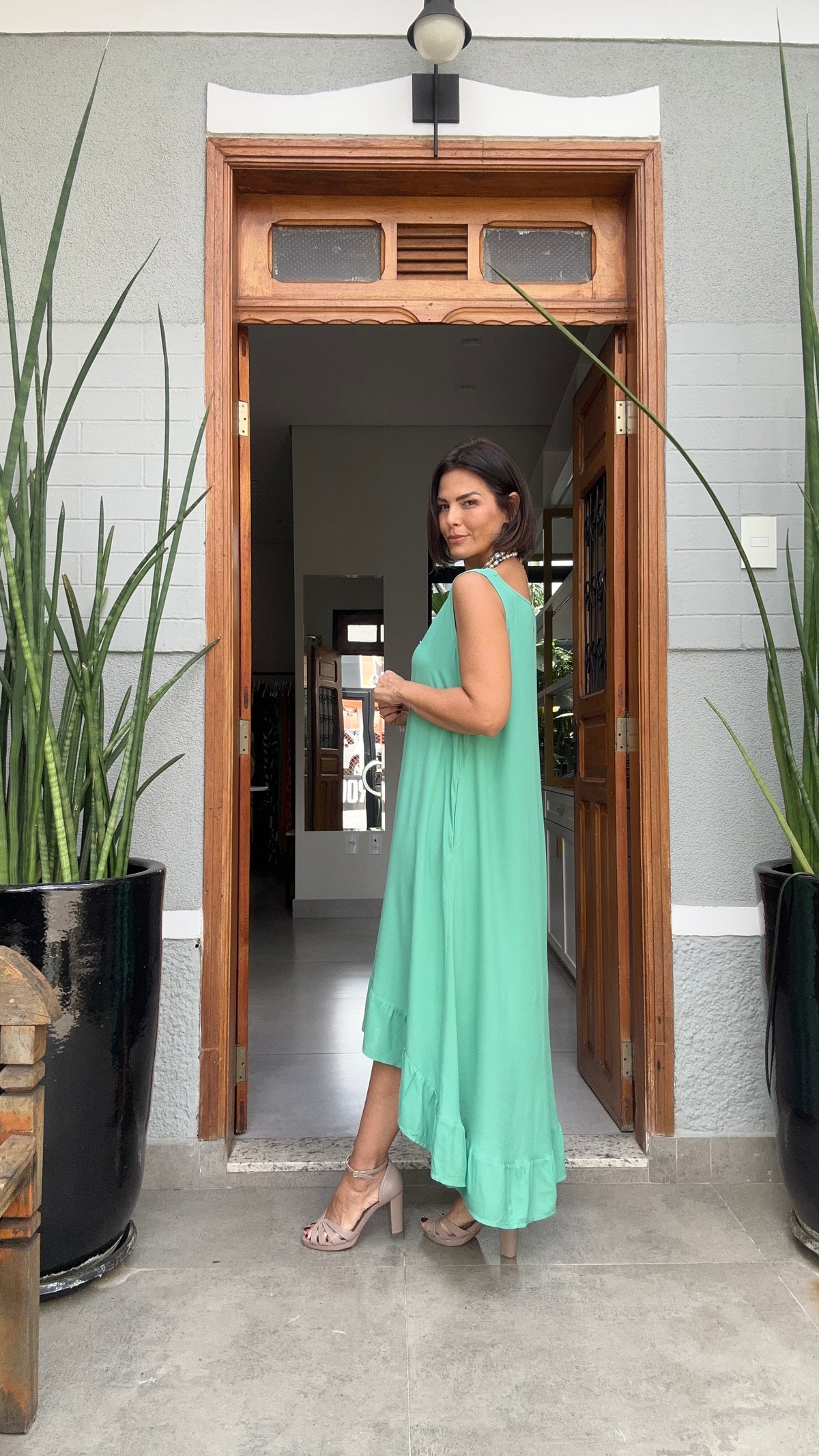 Vestido Ravello Green EZILDINHA