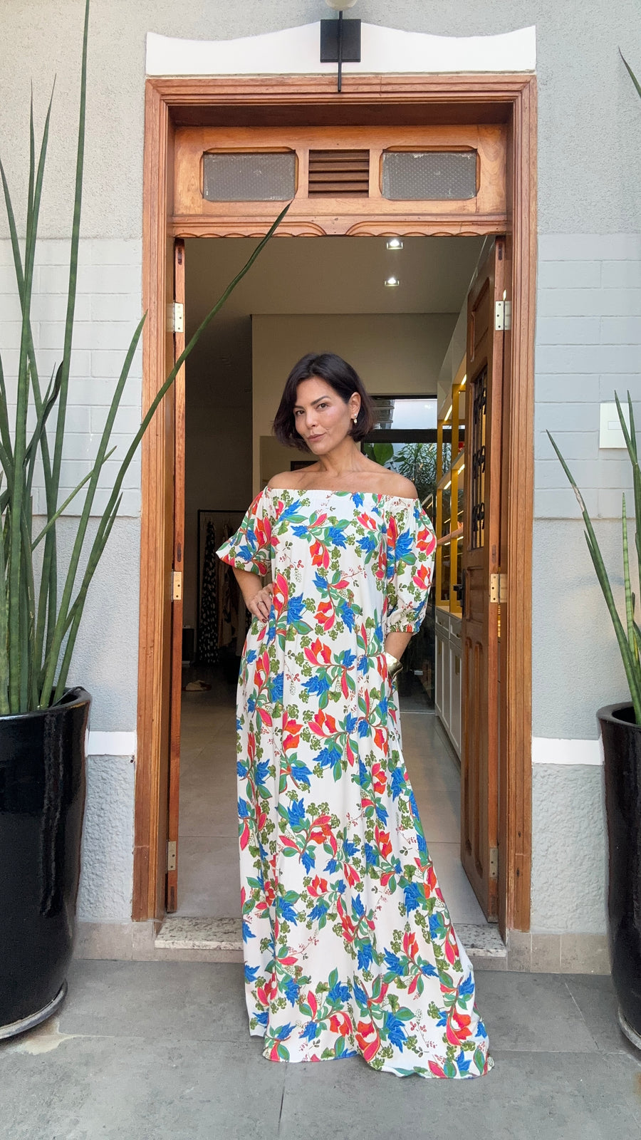 Vestido Ciganinha Garden EZILDINHA