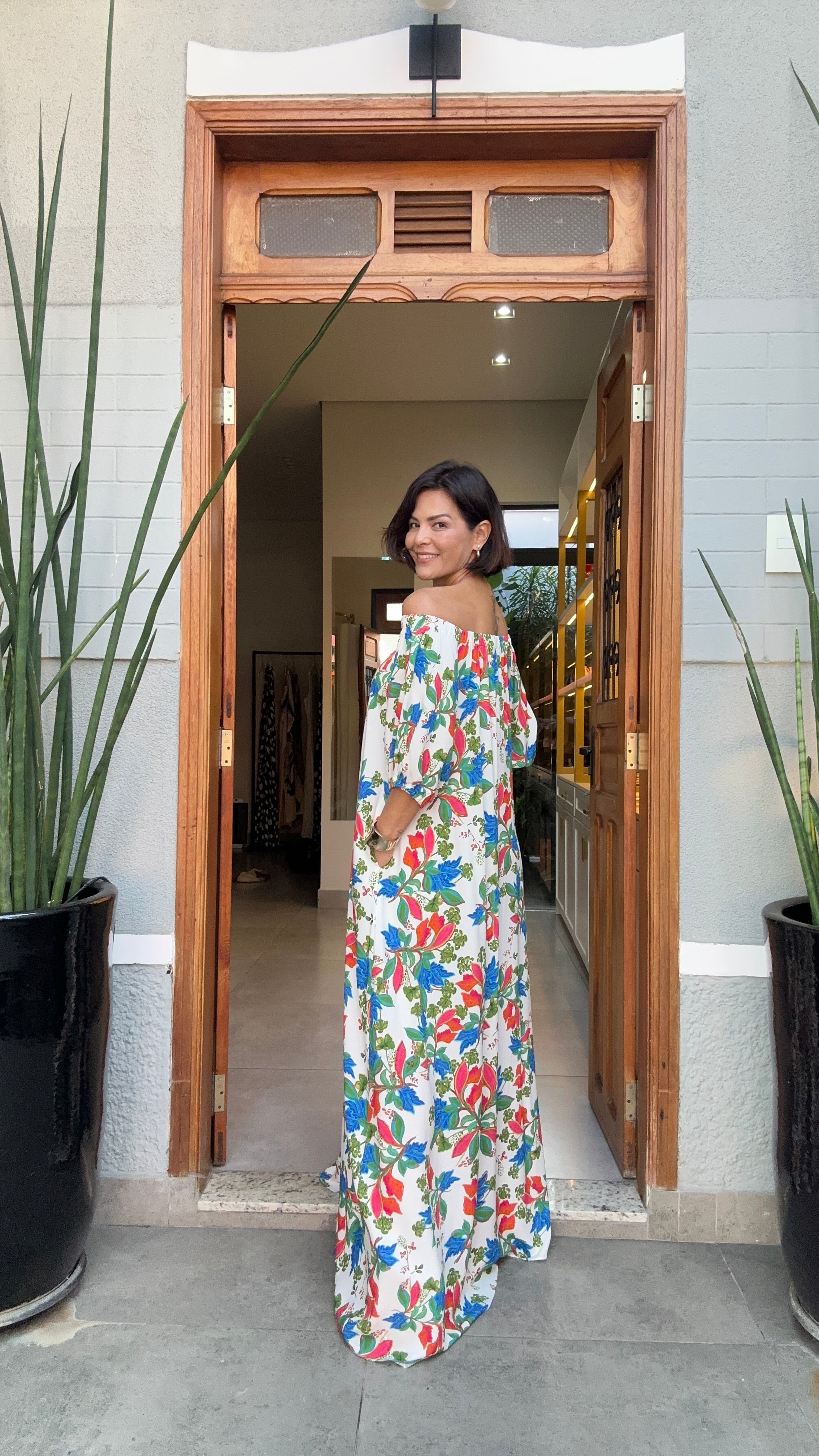 Vestido Ciganinha Garden EZILDINHA