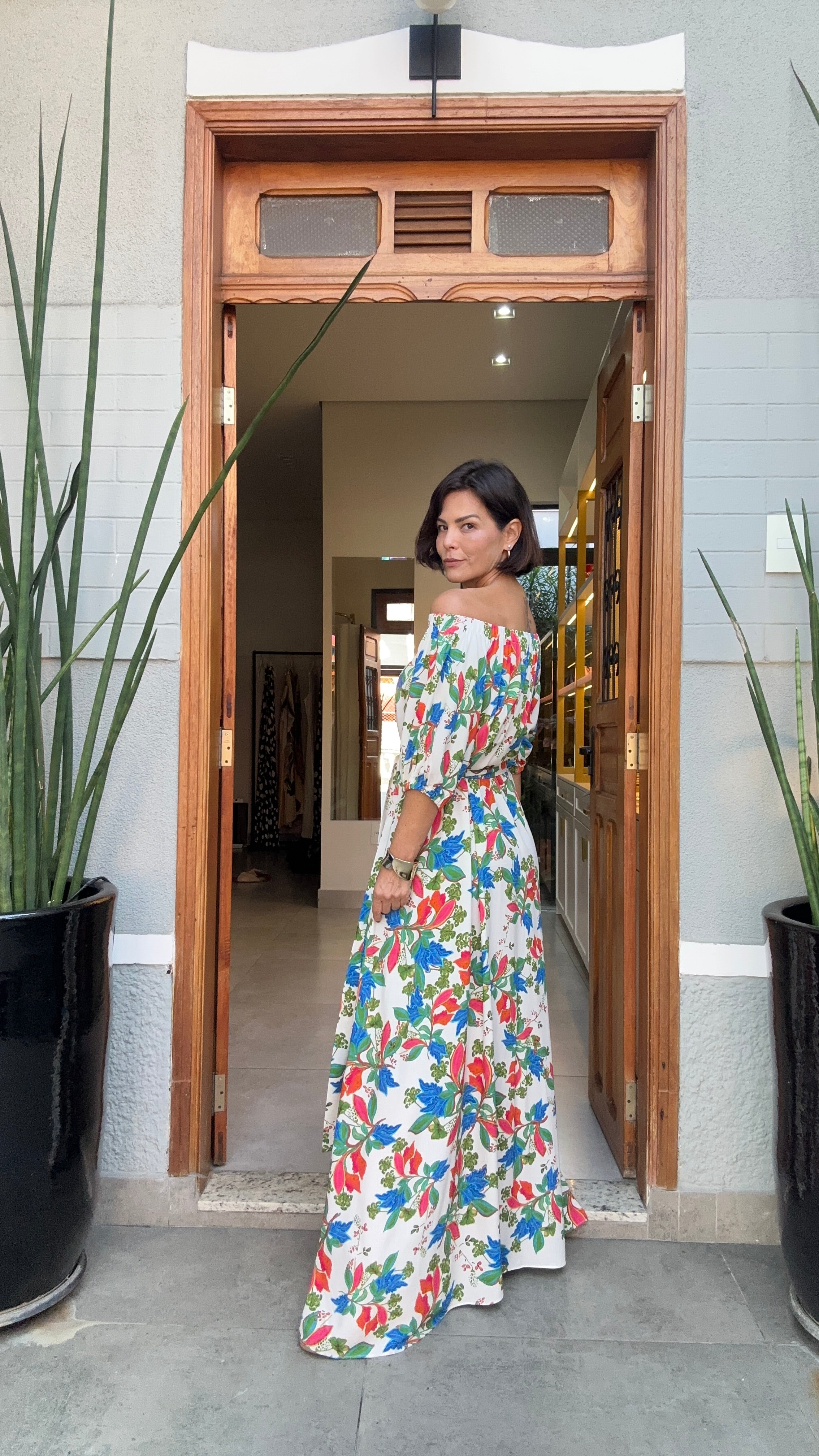 Vestido Ciganinha Garden EZILDINHA