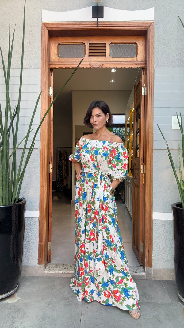 Vestido Ciganinha Garden EZILDINHA