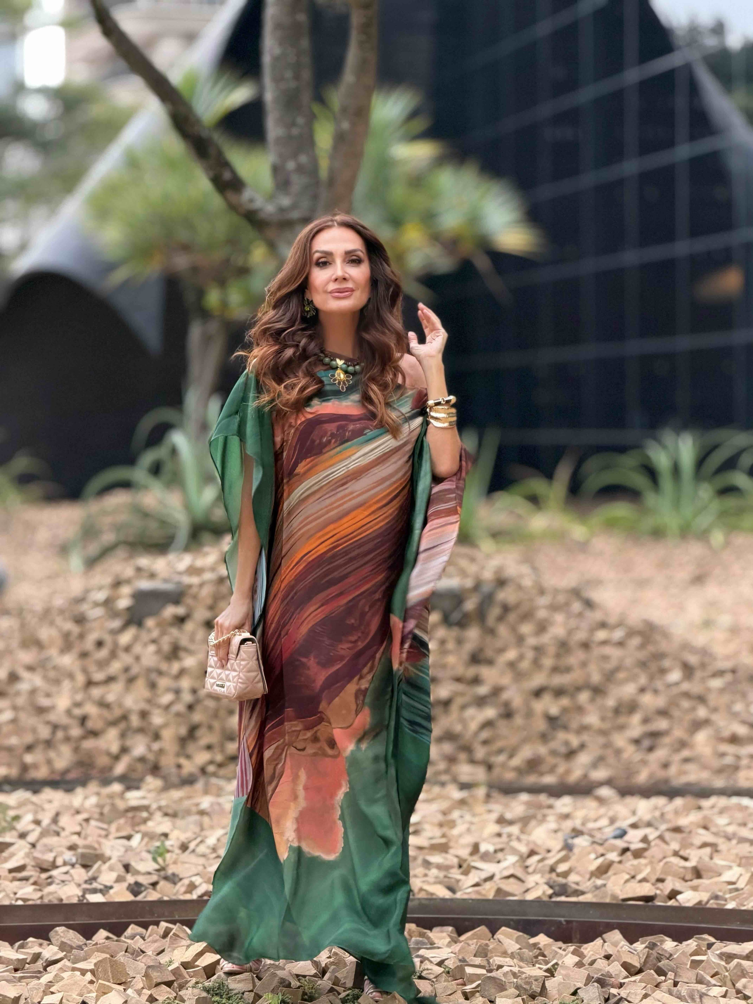 Vestido Kaftan Canyon EZILDINHA