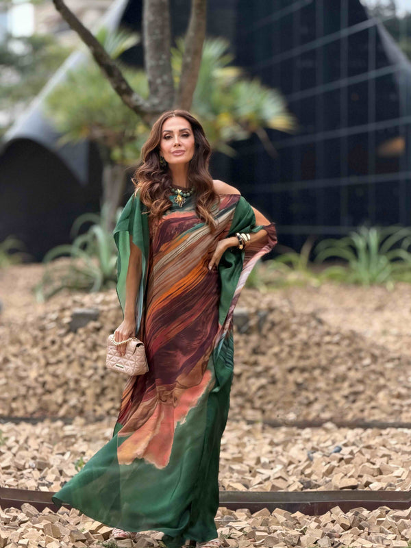Vestido Kaftan Canyon EZILDINHA