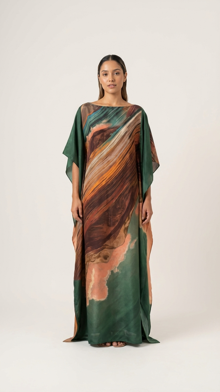 Vestido Kaftan Canyon EZILDINHA