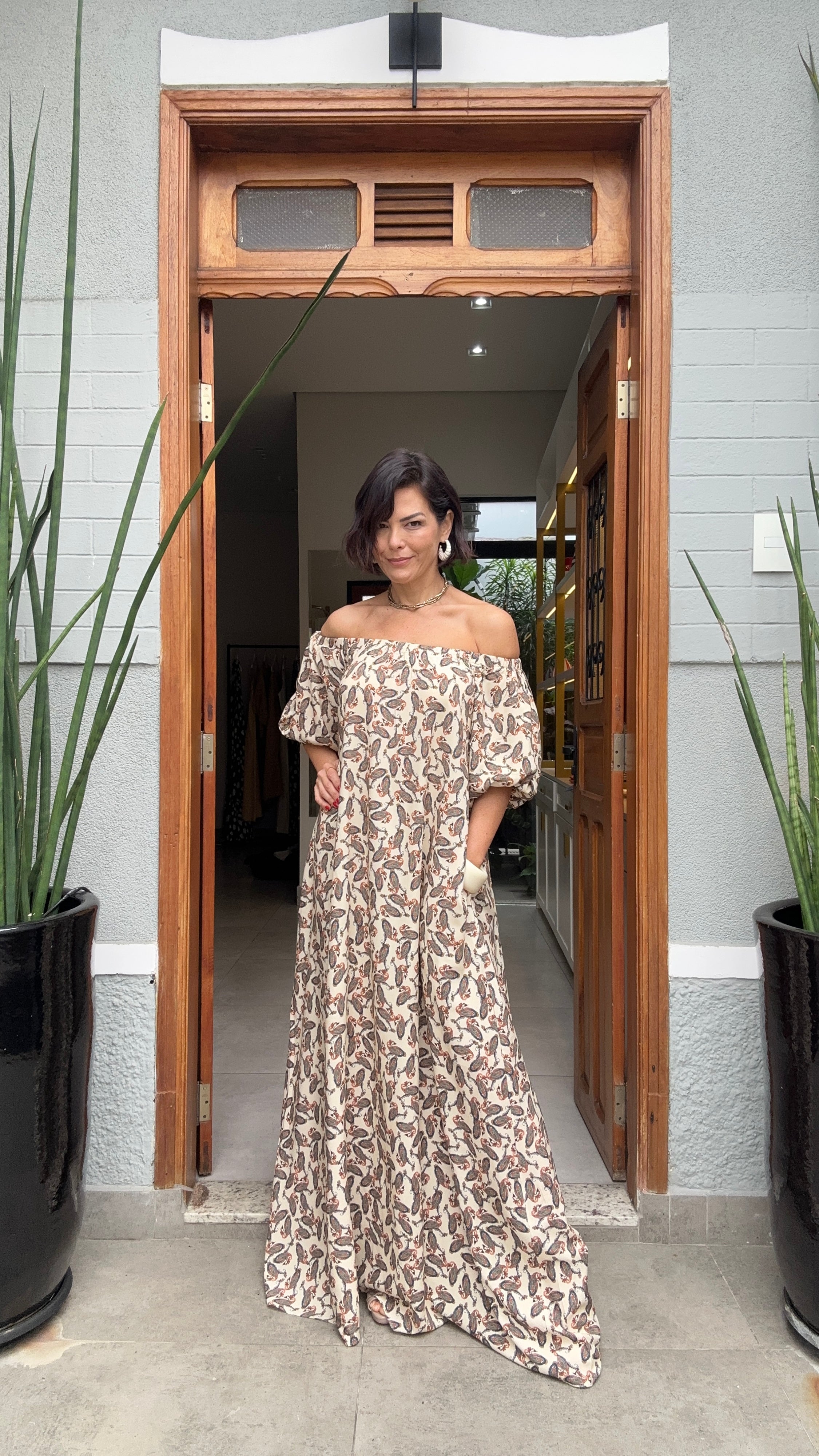 Vestido Ciganinha Kashmir — Foto 6 | EZILDINHA