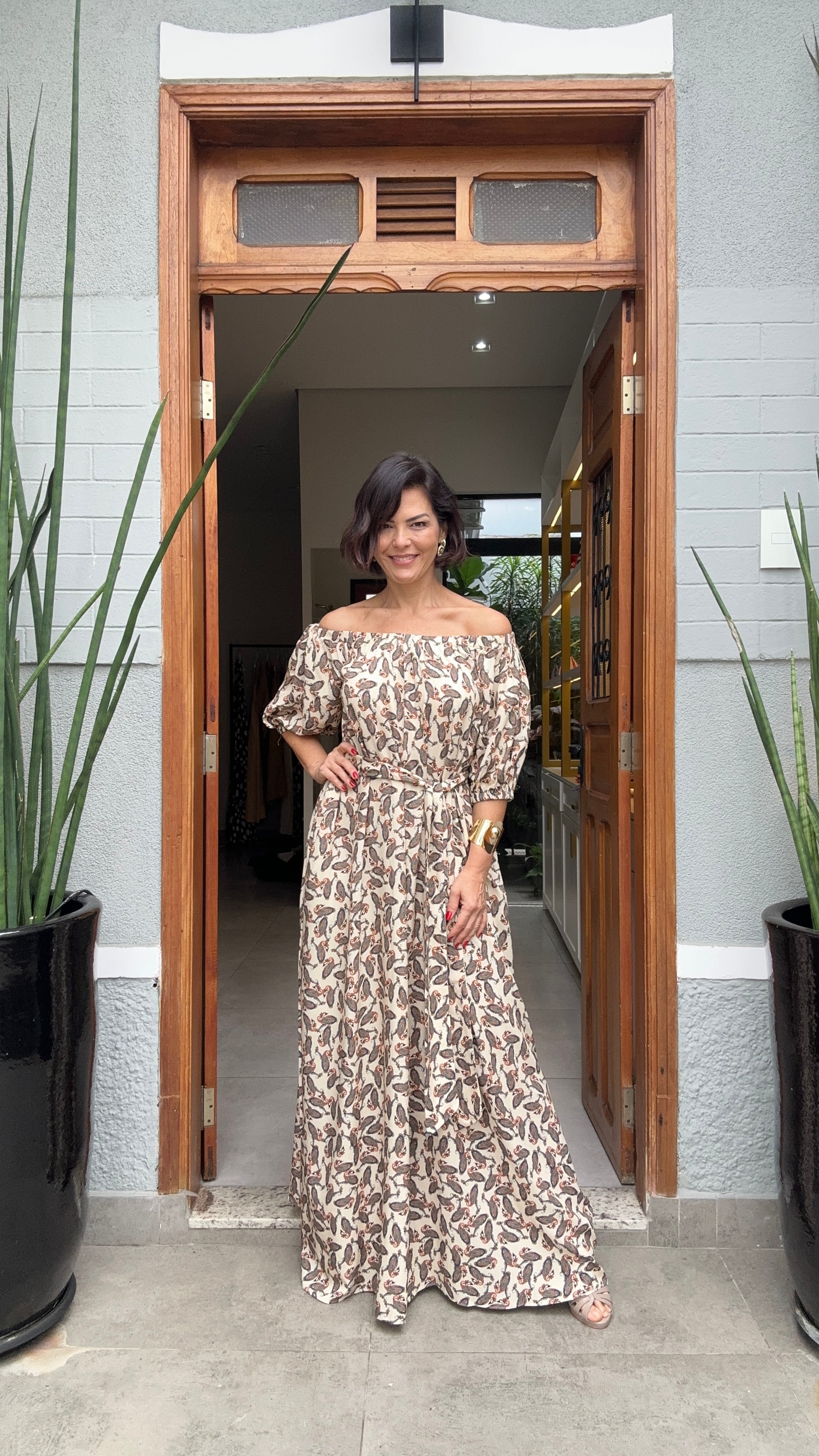 Vestido Ciganinha Kashmir — Foto 9 | EZILDINHA