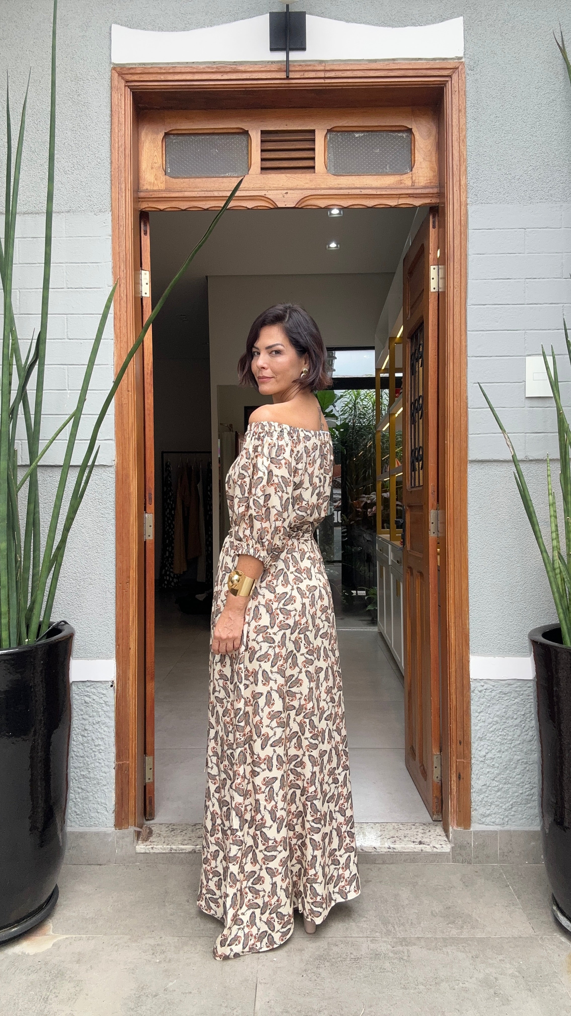 Vestido Ciganinha Kashmir — Foto 7 | EZILDINHA