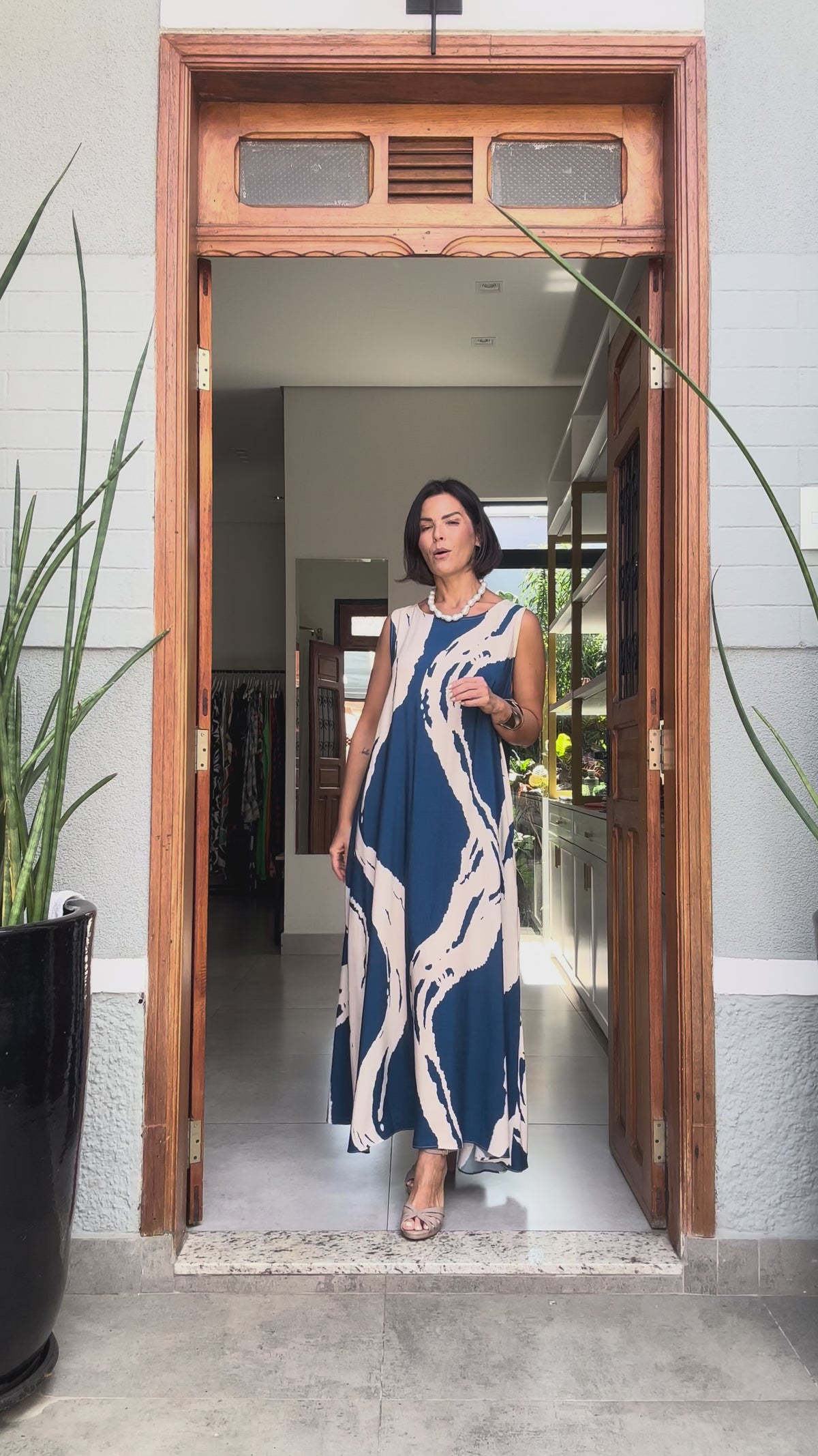 Vestido Regata Blue EZILDINHA