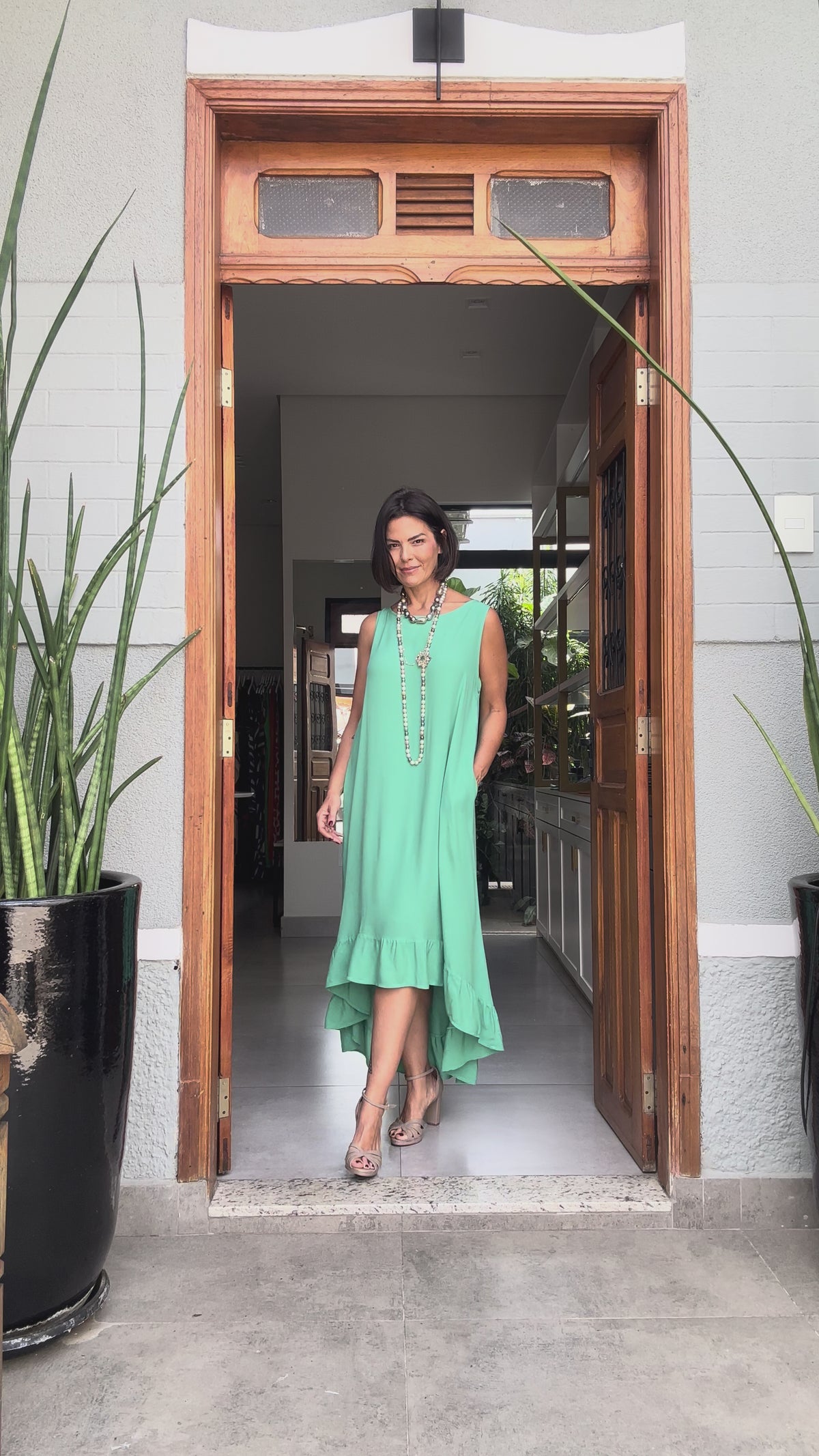 Vestido Ravello Green EZILDINHA