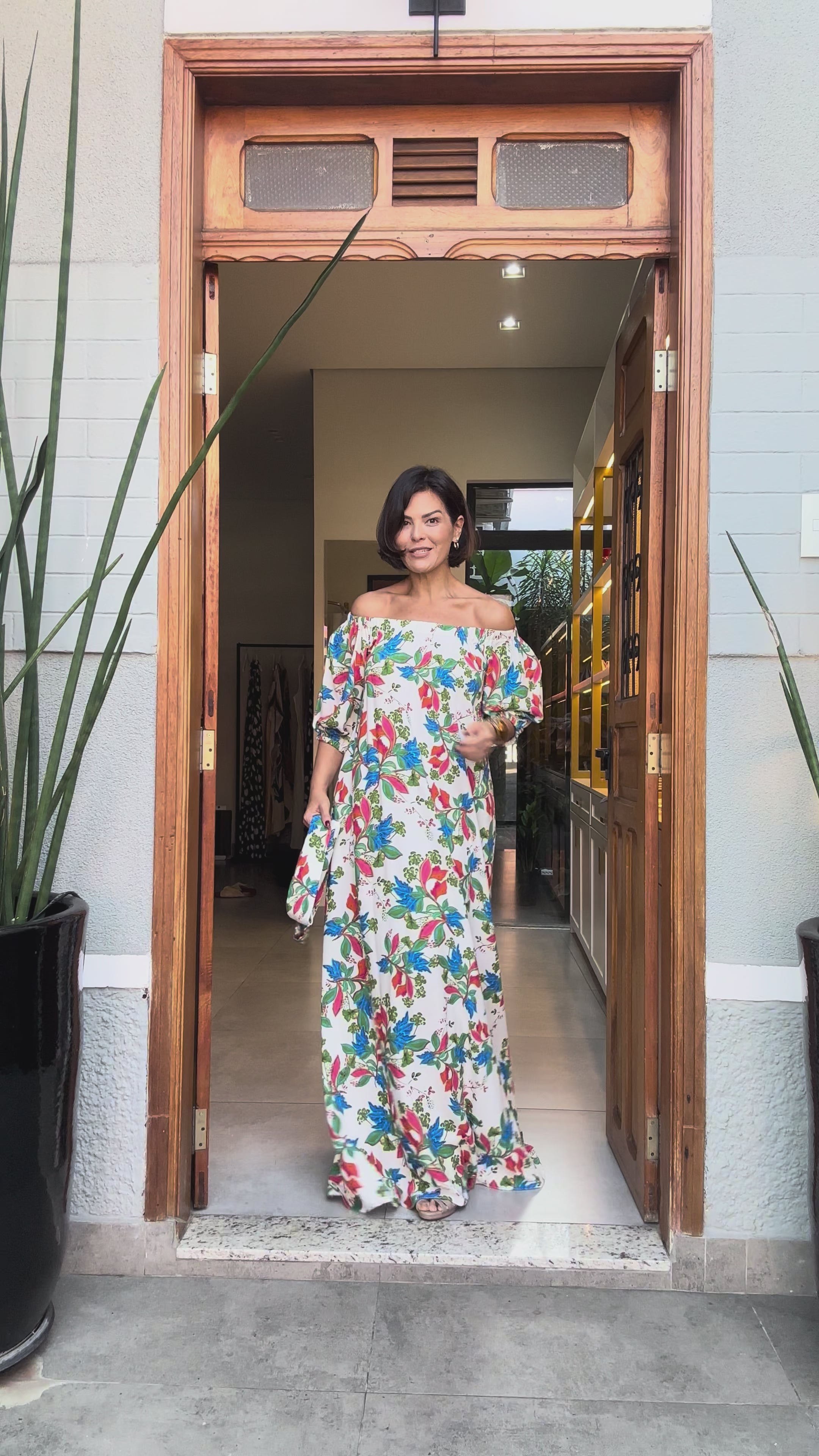 Vestido Ciganinha Garden EZILDINHA