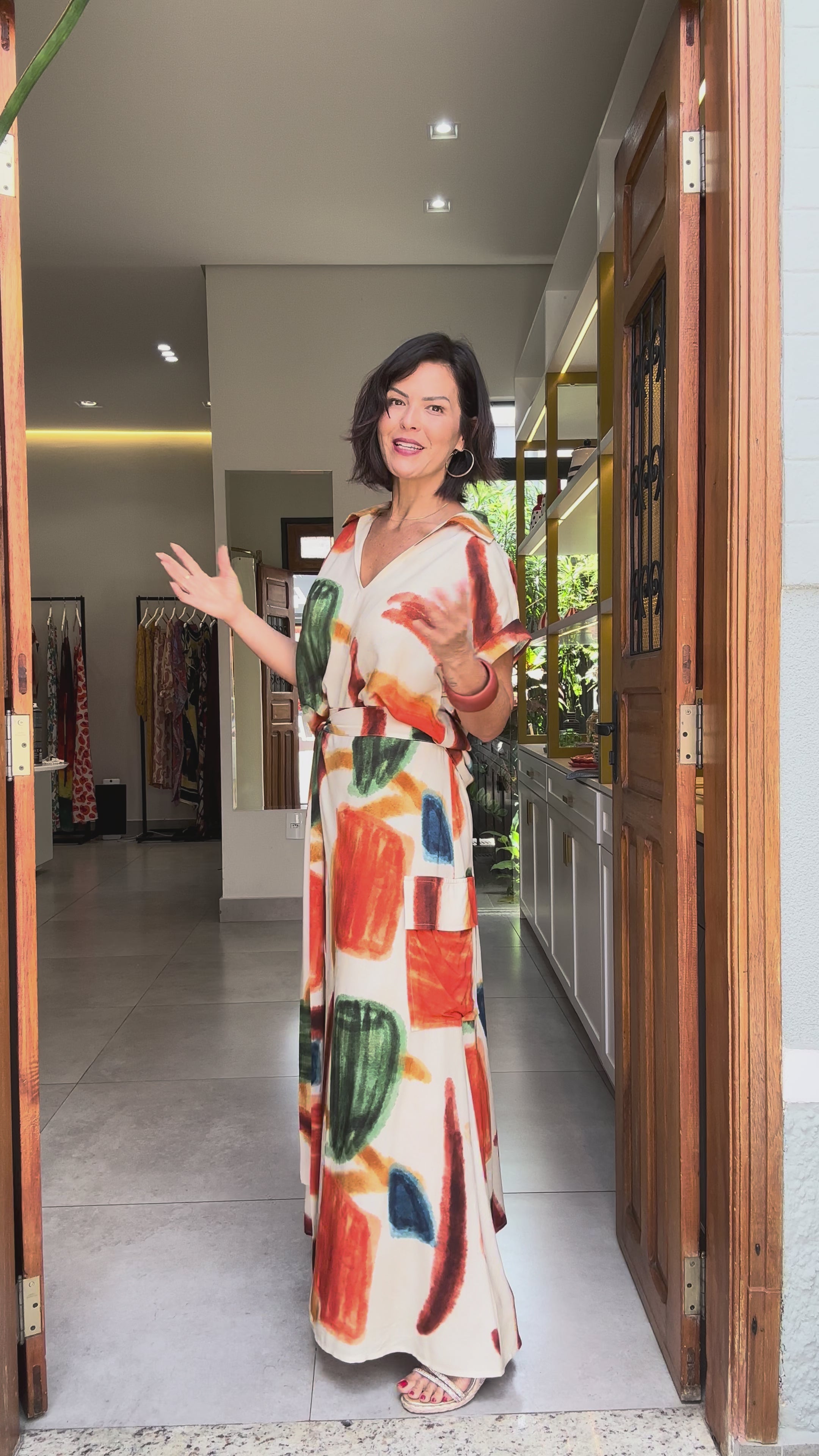 Conjunto de Saia Miró EZILDINHA