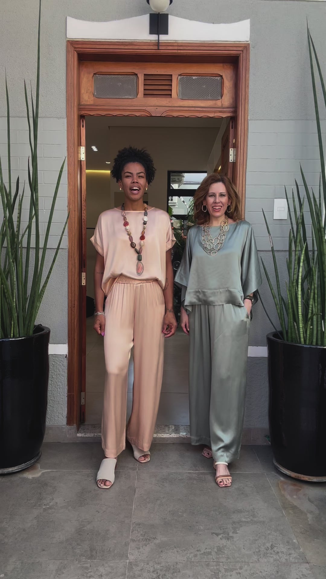 Conjunto Kimono Viscose Acetinado EZILDINHA