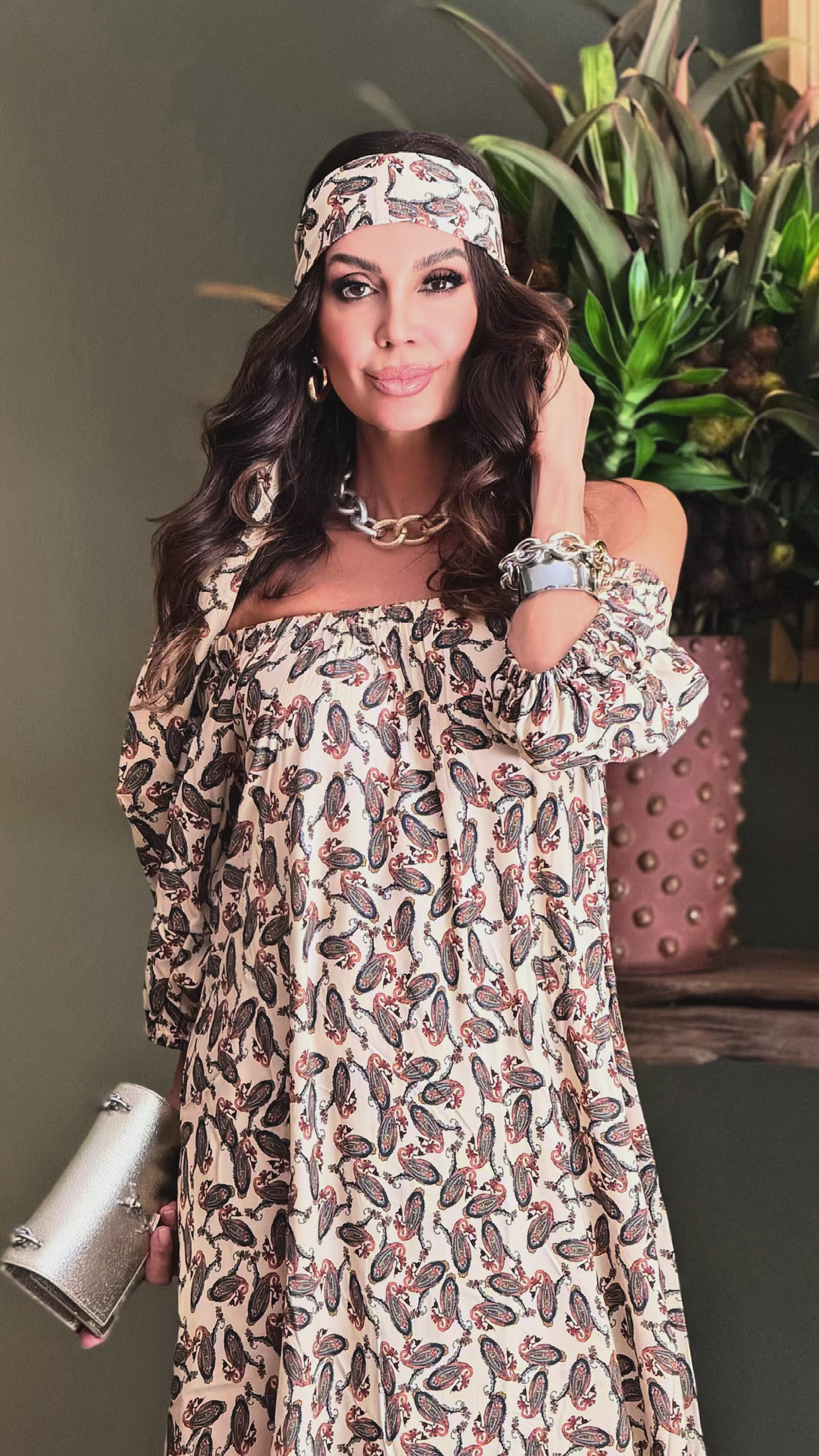 Vestido Ciganinha Kashmir EZILDINHA