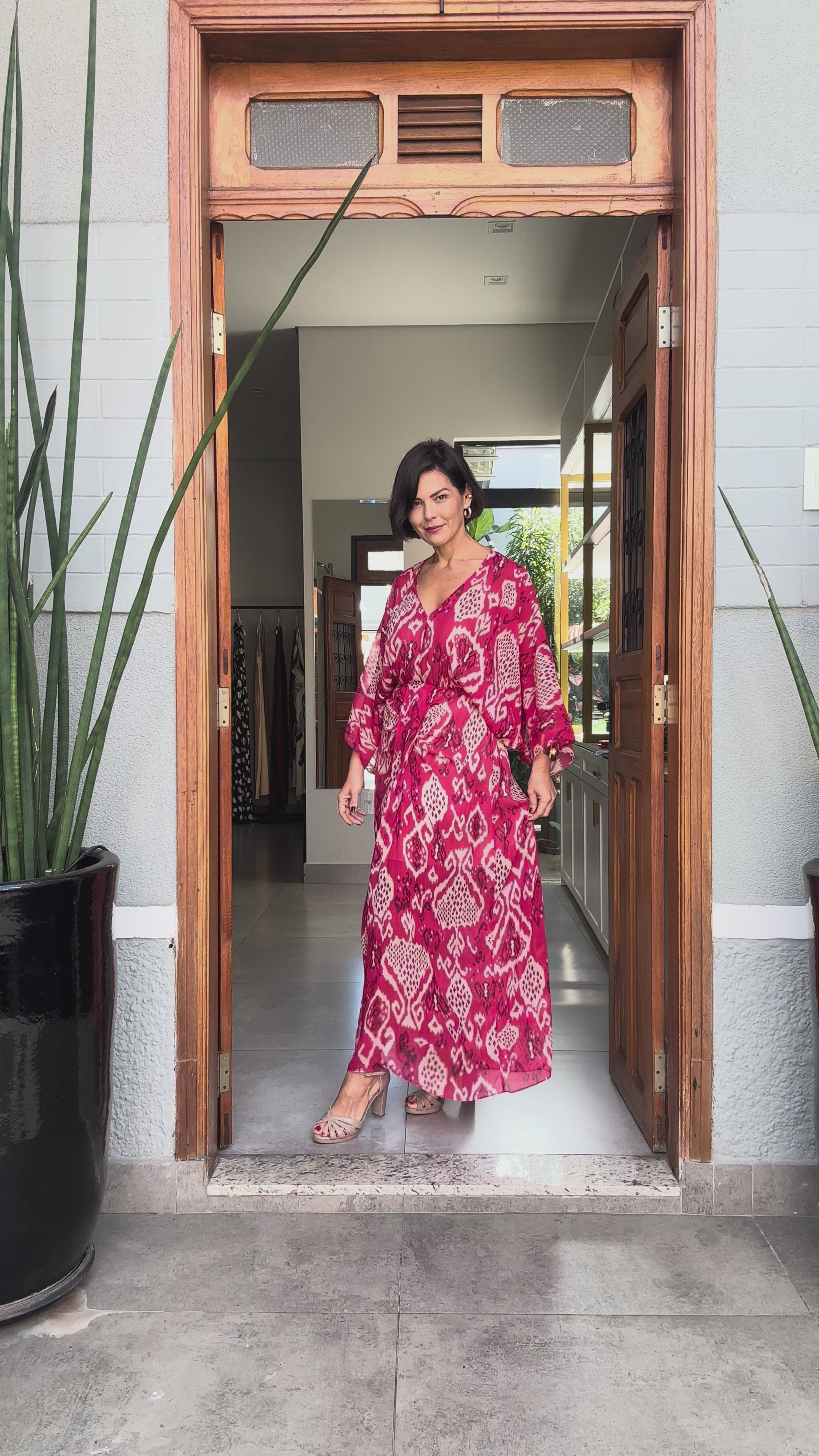 Vestido Marbella em Viscose de Crepe EZILDINHA
