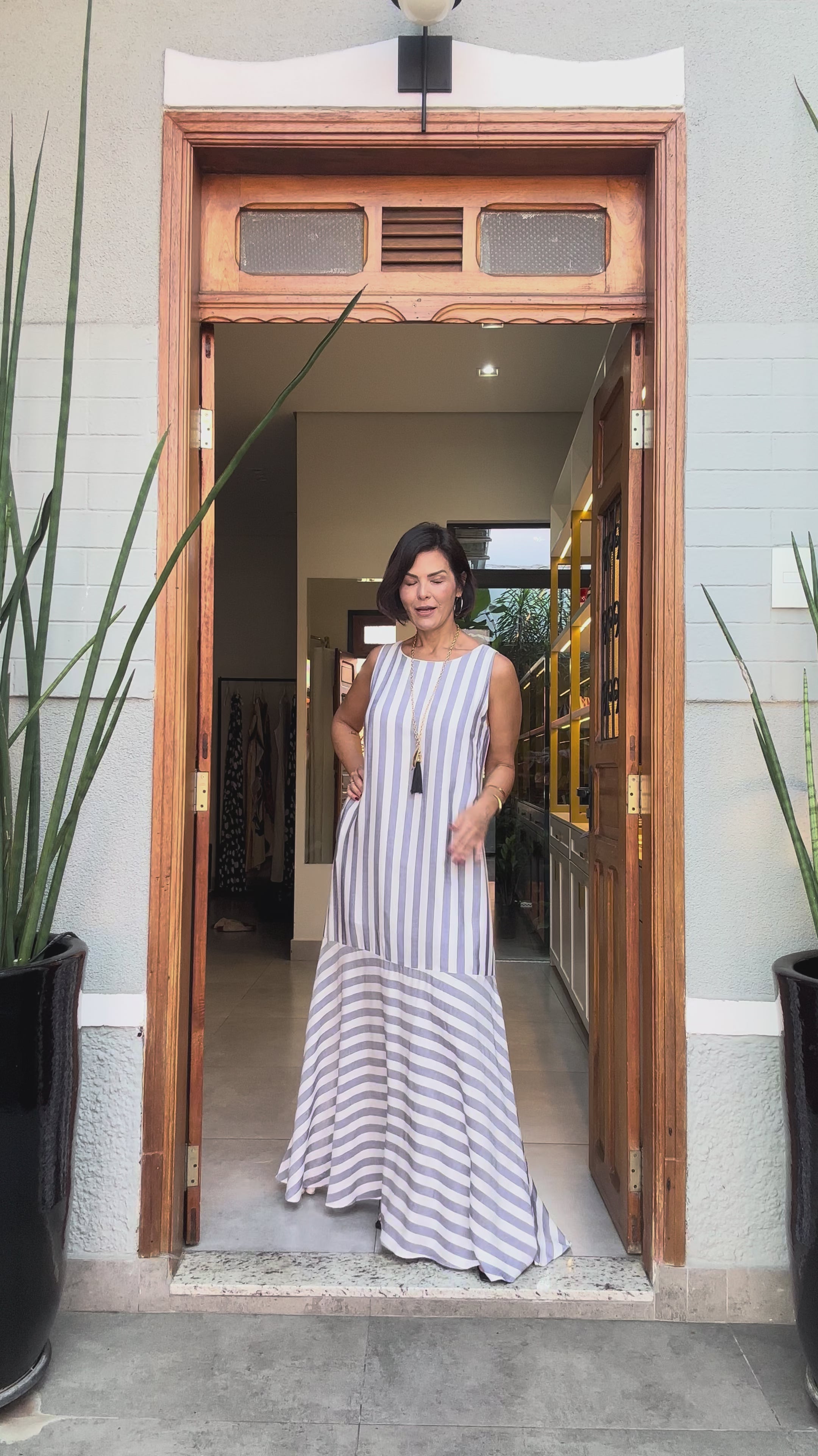 Vestido Greenwich em Viscose EZILDINHA
