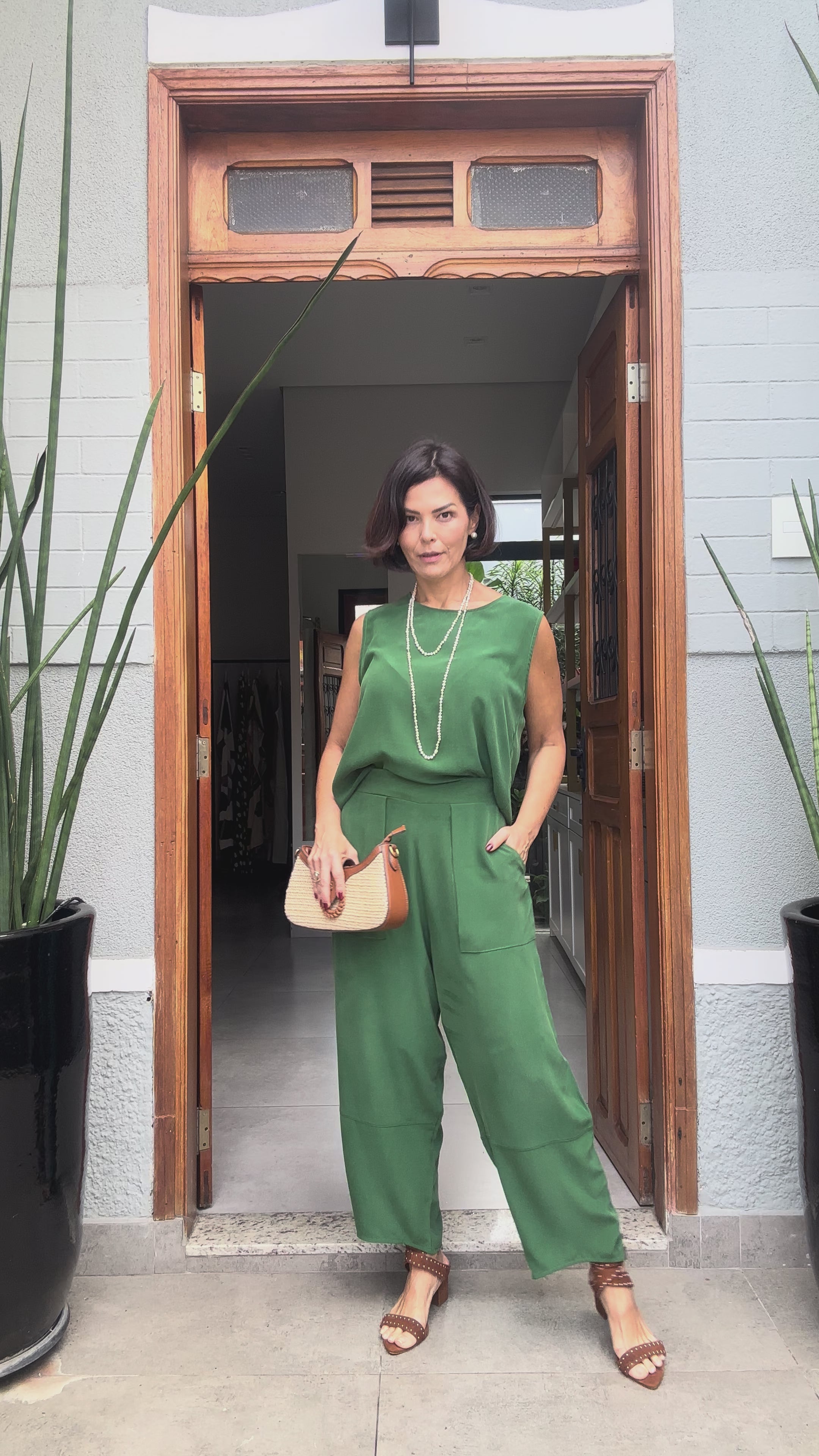 Conjunto Laguna em Seda Pura EZILDINHA