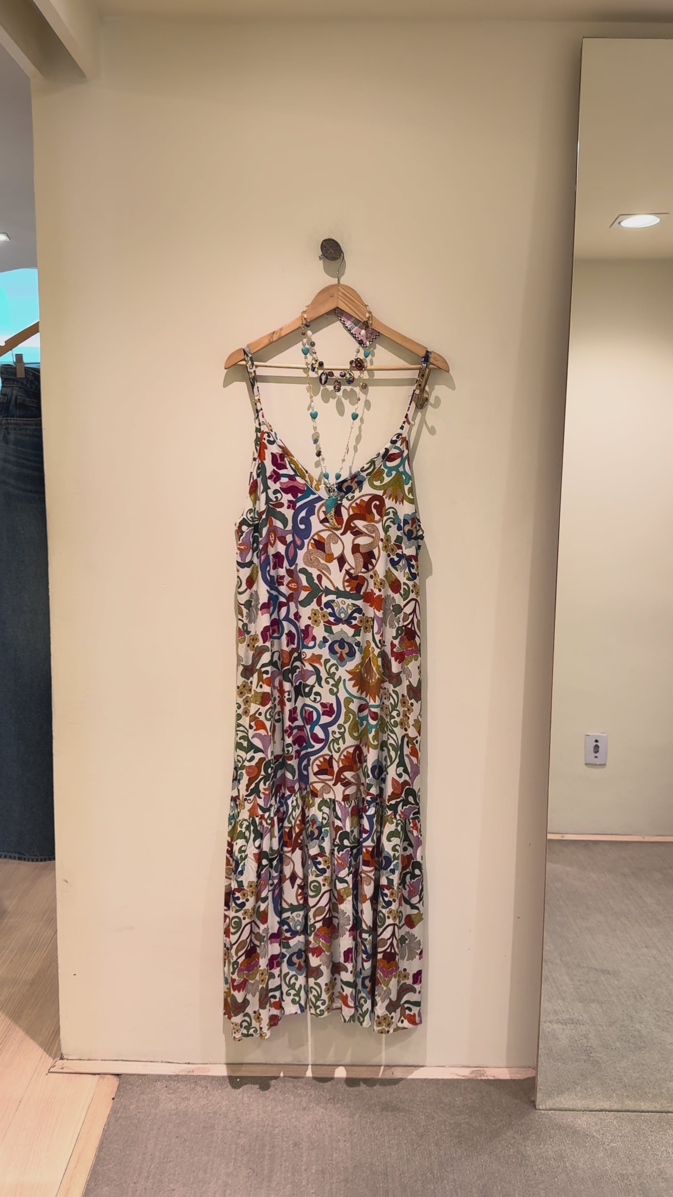Vestido Alça Tapeçaria EZILDINHA
