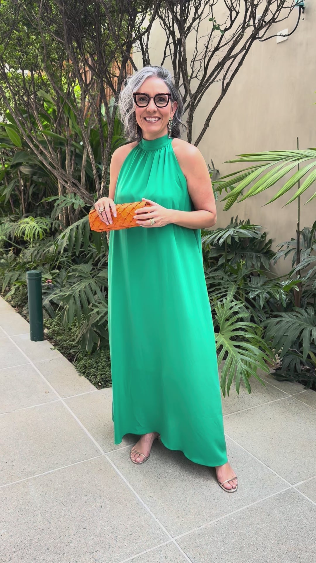 Vestido Laço em Seda Pura EZILDINHA