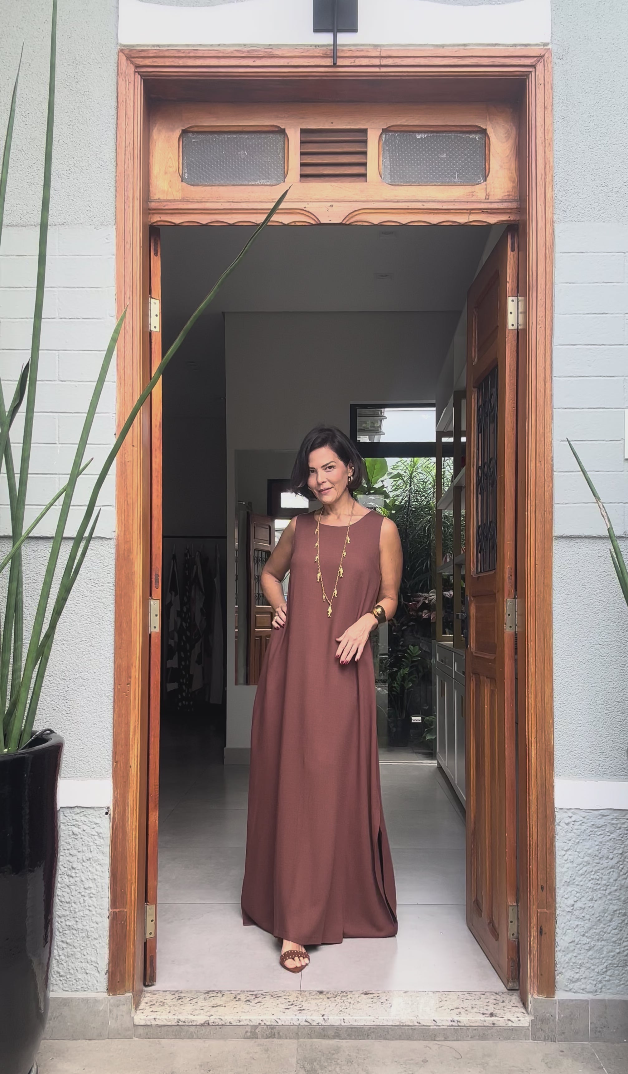 Vestido Bahia Cacao EZILDINHA